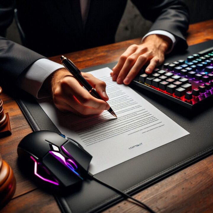 E-spor oyuncu sözleşmesini dijital ortamda inceleyen ve hukuki danışmanlık veren e-spor avukatı