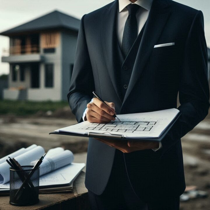 Haksız işgal edilen gayrimenkulü yerinde inceleyen ve ecrimisil tespiti yapan avukat.